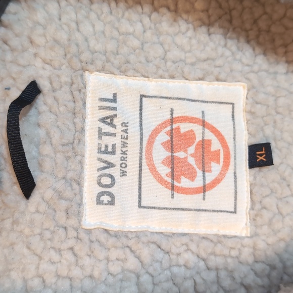 Dovetail Workwear Old School Work Duck Sherpa Vest womens XL - Picture 6 of 10